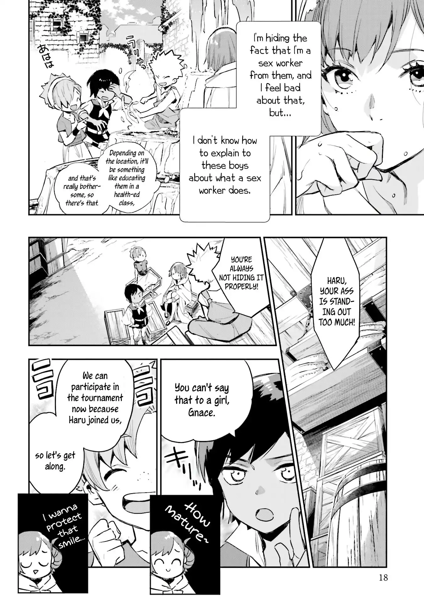 JK Haru wa Isekai de Shoufu ni natta Chapter 9 17
